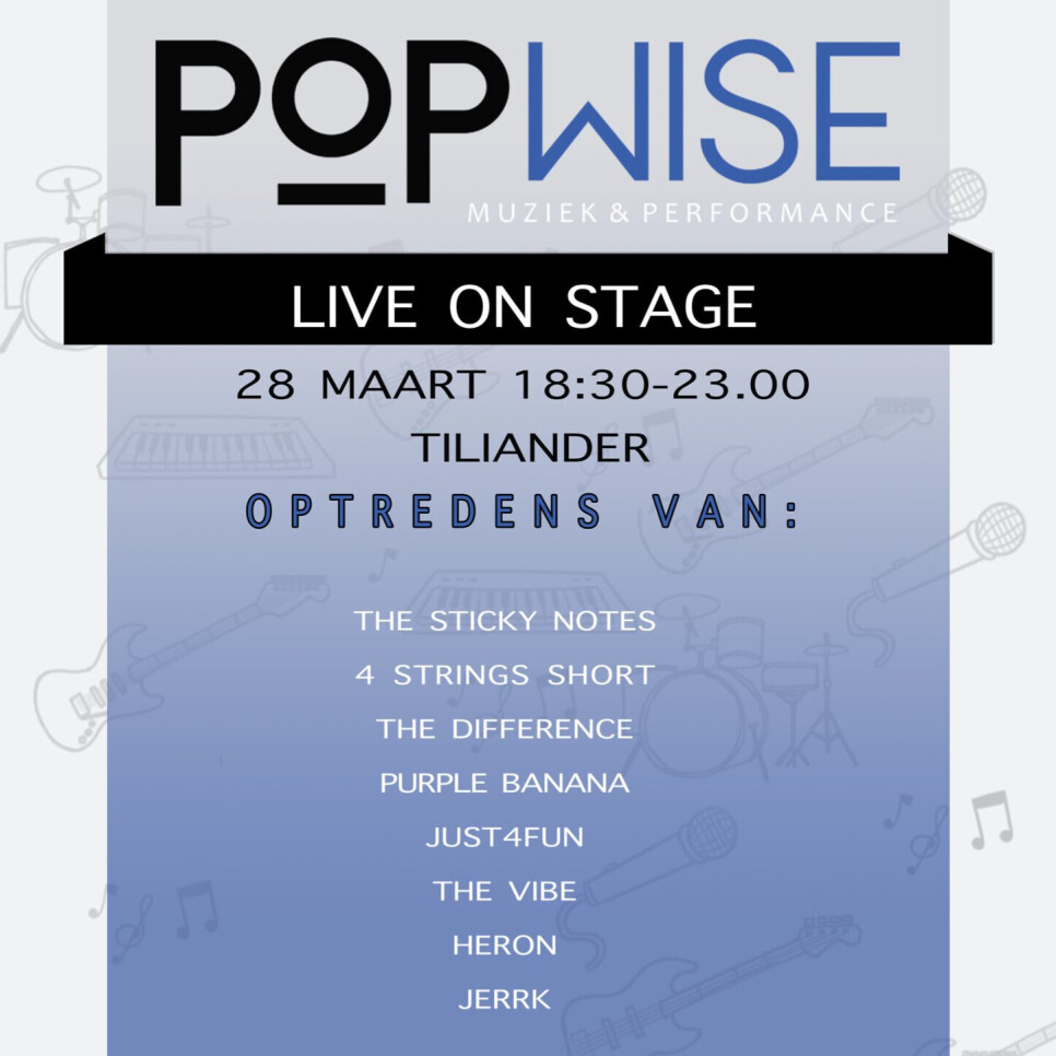Popwise Live on Stage