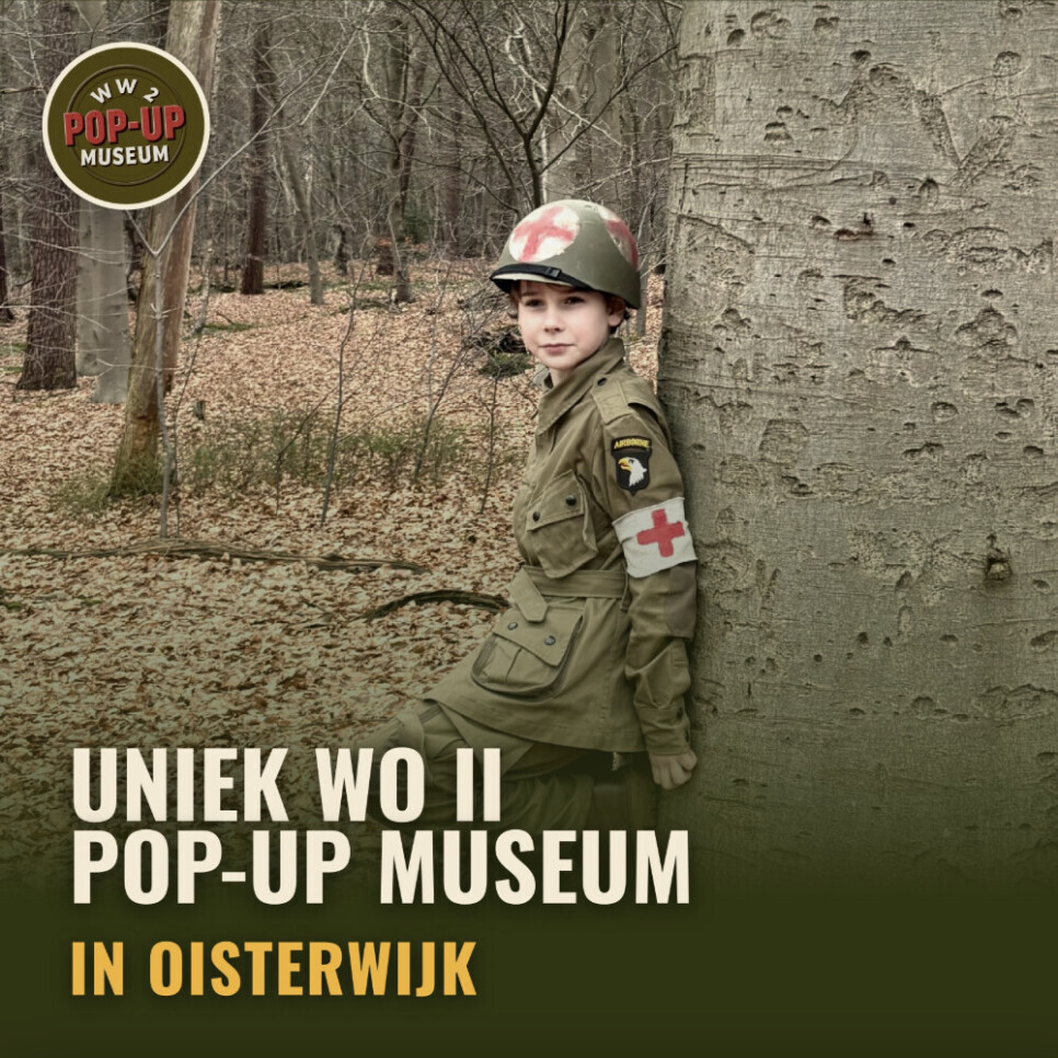 Uniek WO II pop-up museum