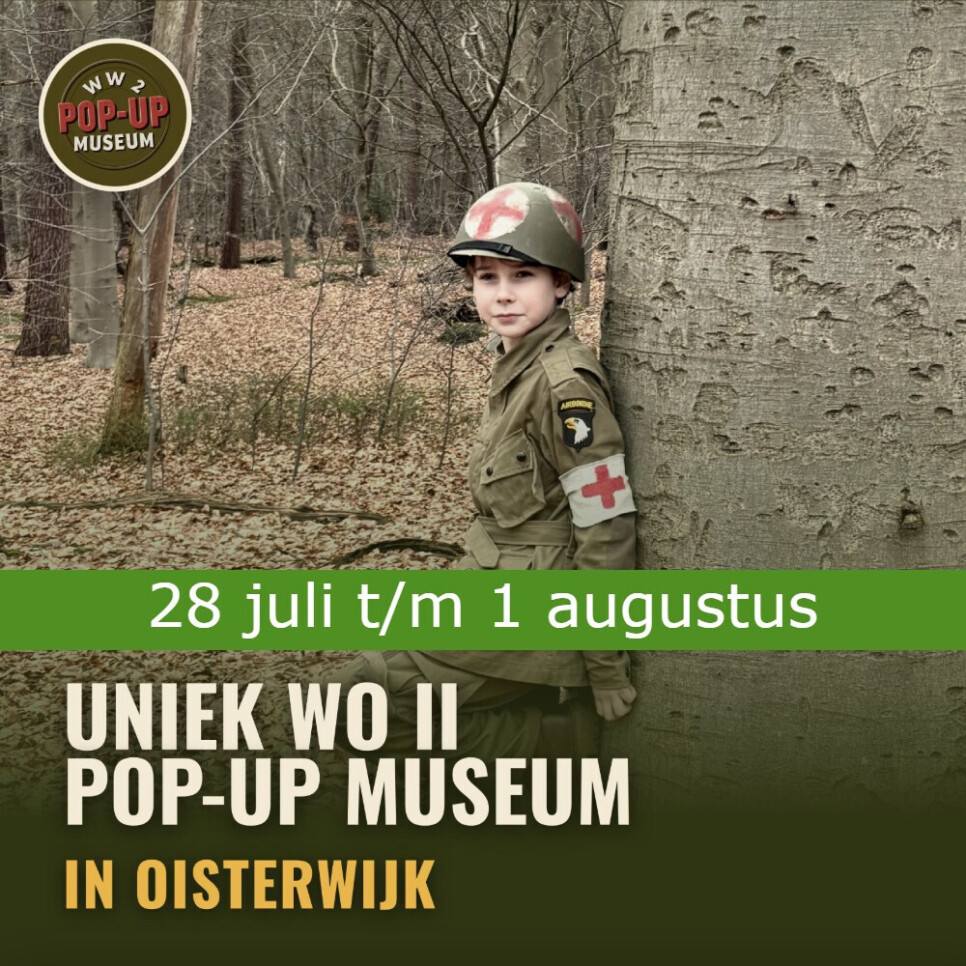 Uniek WO II pop-up museum