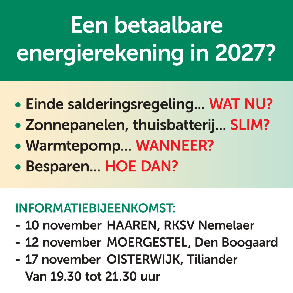 Een betaalbare energierekening in 2027?
